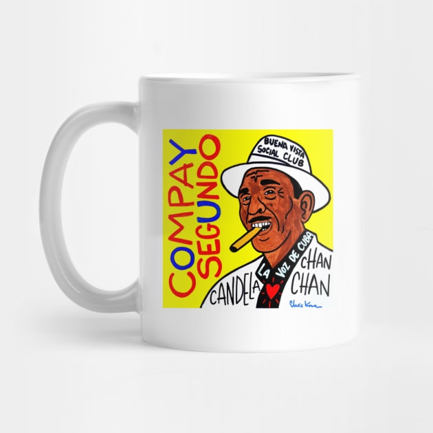 Compay Segundo pop folk art by krusefolkart